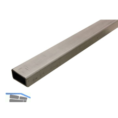 Edelstahl - Rechteckrohr 1.4301, ungeschliffen 30/20/2 mm