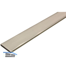 Edelstahl - Flachstange 1.4301, gebeizt 20/4 mm