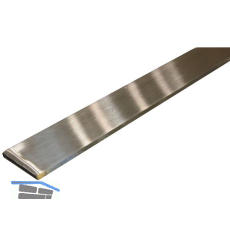 Edelstahl - Flachstange 1.4301, geschliffen K240 40/5 mm
