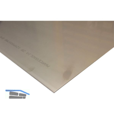 Edelstahl - Blech 1.4301 IIIC, ungeschliffen 2000/1000/1,5 mm