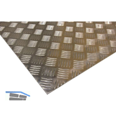 Aluminium-Warzenblech AlMg3 (EN AW-5754) H111, blank 2500/1250/2-3,5 mm