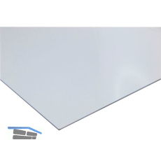 Farbaluminiumblech AlMg1 pulverb. Wei� RAL 9016 + Folie 2000/1000/1,5 mm