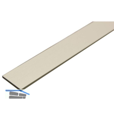 Aluminium Flachstange AlMgSi0,5 (6060) T66 (F22) Eloxiert E6/EV1 20/2 mm