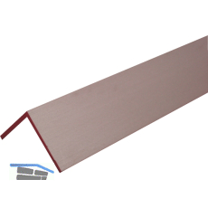 Aluminium Winkel AlMgSi0,5 Edelstahloptik A1/C31 gleichschenkelig 30/30/2 mm