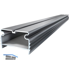 K&R Aluminium Terrassenprofil H-Isostep, L: 3000 mm