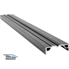 K&R Aluminium Terrassenprofil FLAT-Isostep, L: 4000 mm
