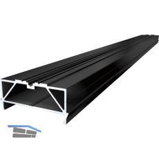 K&R Aluminium Terrassenprofil TWIXT Isostep 64x30x1900mm