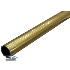 Messing Rundrohr MS63 25/2 mm