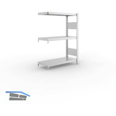 META Steck-Anbauregal 1025 x 750 x 300 mm 3 Fachb�den 100 kg
