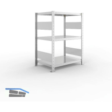 META Steck-Grundregal 1025 x 750 x 500 mm 3 Fachb�den 100 kg