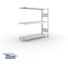 META Steck-Anbauregal 1025 x 1000 x 300 mm 3 Fachb�den 150 kg