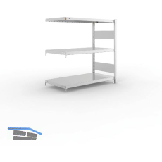 META Steck-Anbauregal 1025 x 1000 x 500 mm 3 Fachb�den 150 kg