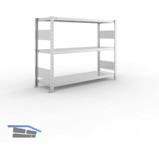 META Steck-Grundregal 1025 x 1300 x 400 mm 3 Fachb�den 230 kg