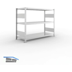 META Steck-Grundregal 1025 x 1300 x 500 mm 3 Fachb�den 230 kg