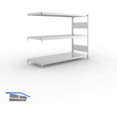 META Steck-Anbauregal 1025 x 1300 x 500 mm 3 Fachb�den 230 kg