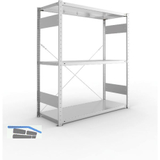 META Steck-Grundregal 1500 x 1300 x 500 mm 3 Fachb�den 230 kg