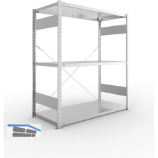META Steck-Grundregal 1500 x 1300 x 600 mm 3 Fachb�den 230 kg