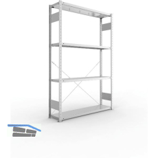 META Steck-Grundregal 2000 x 1300 x 300 mm 4 Fachb�den 230 kg