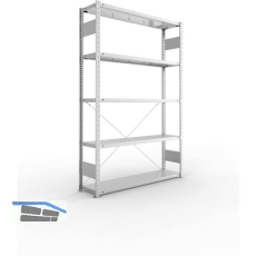 META Steck-Grundregal 2000 x 1300 x 300 mm 5 Fachb�den 230 kg