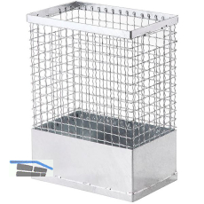 M�llkorb eckig verzinkter Draht 55 Liter