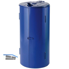 Wertstoffsammler rund 120 Liter blau