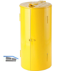 Wertstoffsammler rund 120 Liter gelb