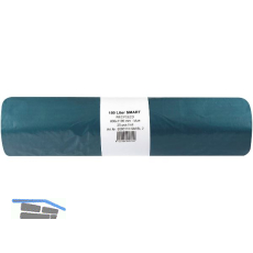 M�lls�cke Polyethylen 150 Liter, 37 my 800 x 1100 mm ohne Zugband blau