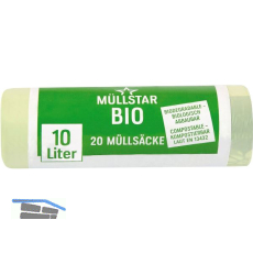 Bio M�lls�cke ohne Griff 10 Liter, 14 my 390 x 440 mm ohne Zugband