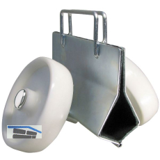 D�RNER + HELMER Plattenklemmwagen mit Polyamidr�der verzinkt Tragkraft 500 kg