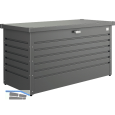 BIOHORT Gartenbox FreizeitBox 130 dunkelgrau-metallic
