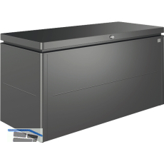 BIOHORT Design-Gartenbox LoungeBox 160 dunkelgrau-metallic