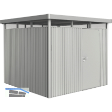 BIOHORT Ger�tehaus HighLine H4 silber-metallic