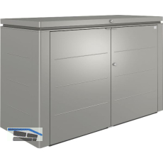 BIOHORT Gartenschrank HighBoard 200 quarzgrau-metallic