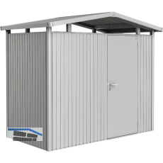 BIOHORT Ger�tehaus Panorama P1 silber-metallic 1-t�rig