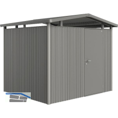 BIOHORT Ger�tehaus Panorama P3 quarzgrau-metallic 1-t�rig
