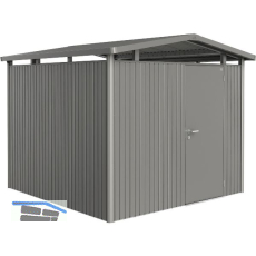BIOHORT Ger�tehaus Panorama P4 quarzgrau-metallic 1-t�rig