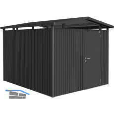 BIOHORT Ger�tehaus Panorama P5 dunkelgrau-metallic 1-t�rig