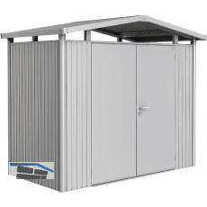 BIOHORT Ger�tehaus Panorama P1 silber-metallic 2-t�rig