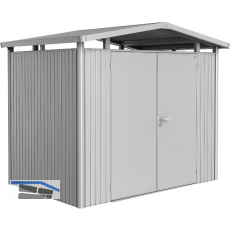 BIOHORT Ger�tehaus Panorama P2 silber-metallic 2-t�rig