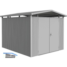 BIOHORT Ger�tehaus Panorama P5 silber-metallic 2-t�rig
