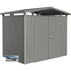 BIOHORT Ger�tehaus Panorama P2 quarzgrau-metallic 2-t�rig