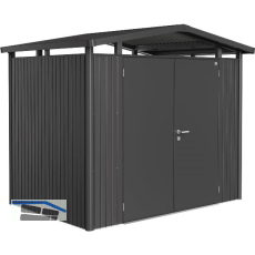 BIOHORT Ger�tehaus Panorama P2 dunkelgrau-metallic 2-t�rig