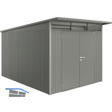 BIOHORT Ger�tehaus AvantGarde A8 quarzgrau-metallic Doppelt�r