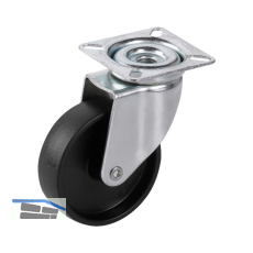 D�RNER + HELMER Lenkrolle Kunststoff-Rad schwarz 75 mm 60 kg