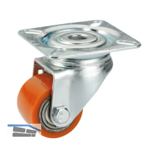 D�RNER + HELMER Lenkrolle Polyurethan 35 mm 100 kg