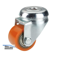 D�RNER + HELMER Lenkrolle Polyurethan 35 mm 100 kg R�ckenloch