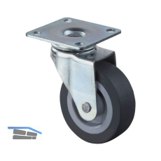 D�RNER + HELMER Lenkrolle 25 mm TPE Kunststoff-Felge 15 kg