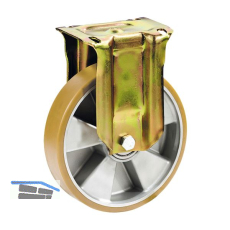 D�RNER + HELMER Bockrolle Polyurethan Alu-Druckguss-Felge 200 mm 750 kg