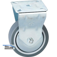 D�RNER + HELMER Bockrolle TPE Fadenschutz 75 mm 60 kg