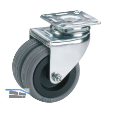 D�RNER + HELMER Doppel-Lenkrolle Gummi 50 mm 80 kg